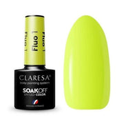 Claresa Soak Off Uv/Led Fluorescent Hybrid Nail Polish 01 5g - Maison des fragrances