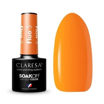 Claresa Soak Off Uv/Led Fluorescent Hybrid Nail Polish 03 5g - Maison des fragrances