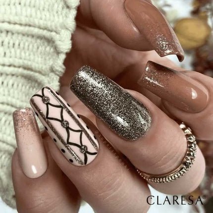 Claresa Soak Off Uv/Led Full Glitter Hybrid Nail Polish 2 5g - Maison des fragrances