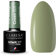 Claresa Soak Off Uv/Led Green Hybrid Nail Polish 801 5g - Maison des fragrances