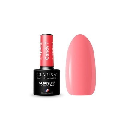 Claresa Soak Off Uv/Led Hybrid Nail Polish 7 Candy 5g - Maison des fragrances