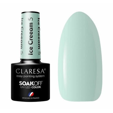 Claresa Soak Off Uv/Led Ice Cream Hybrid Nail Polish 05 5g - Maison des fragrances