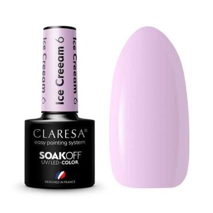Claresa Soak Off Uv/Led Ice Cream Hybrid Nail Polish 06 5g - Maison des fragrances