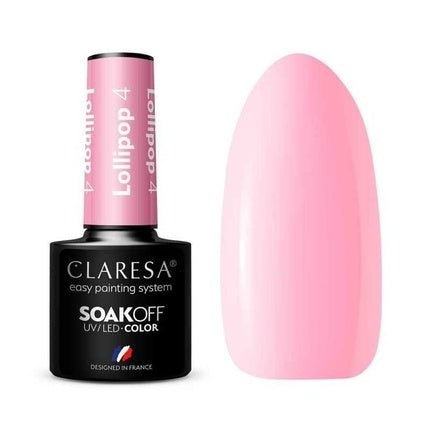 Claresa Soak Off Uv/Led Lollipop Hybrid Nail Polish 04 5g - Maison des fragrances