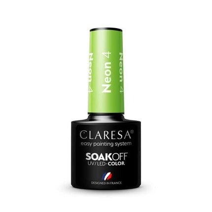 Claresa Soak Off Uv/Led Neon Hybrid Nail Polish 4 5g - Maison des fragrances