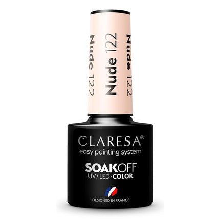 Claresa Soak Off Uv/Led Nude Hybrid Nail Polish 122 - 5g - Maison des fragrances