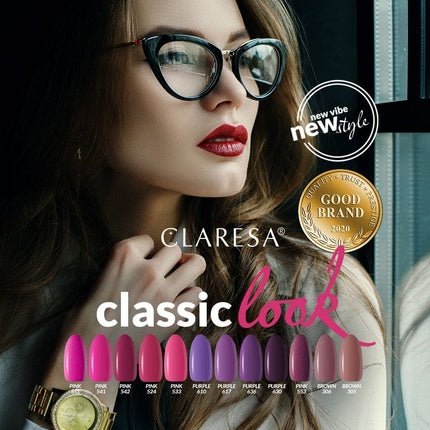 Claresa Soak Off Uv/Led Pink Hybrid Nail Polish 524 - 5g - Maison des fragrances