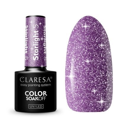 Claresa Soak Off Uv/Led Starlight Hybrid Nail Polish 5g - Maison des fragrances