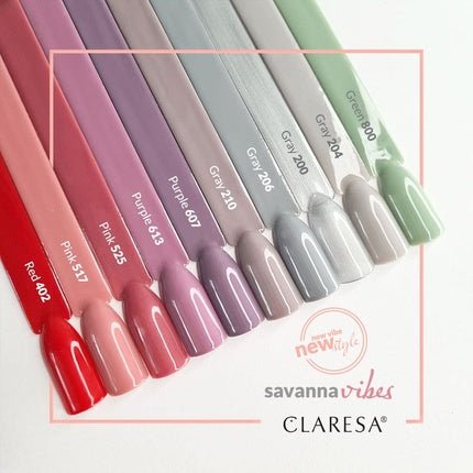 Claresa UV LED Nail Polish Collection Hybrid Manicure Soak Off - 5ml Pink Color No. 525 - Maison des fragrances
