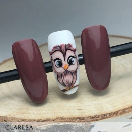 Claresa UV LED Nail Polish Collection Hybrid Manicure Soak Off Brown Color 5ml - Maison des fragrances