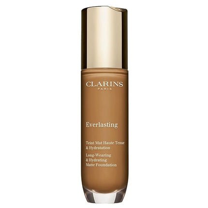 Clarins Everlasting Foundation Full Coverage and Long - Wearing 24 - Hour Hydration and Hold 117N Hazelnut - Maison des fragrances
