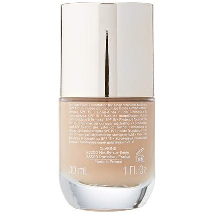 Clarins Everlasting Youth Fluid 112.3 Sandalwood 30mL SPF15 Makeup for Women - Maison des fragrances