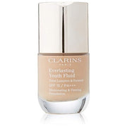 Clarins Everlasting Youth Fluid 112.3 Sandalwood 30mL SPF15 Makeup for Women - Maison des fragrances