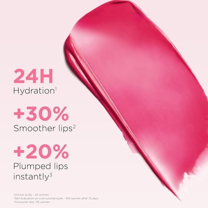 Clarins Lip Oil Balm Nourishes Hydrates and Plumps Natural Look Sheer Finish Shine Skincare Formula Natural Ingredients Hydrating Peptide 0.1 Ounce 02 Flash Pink - Maison des fragrances
