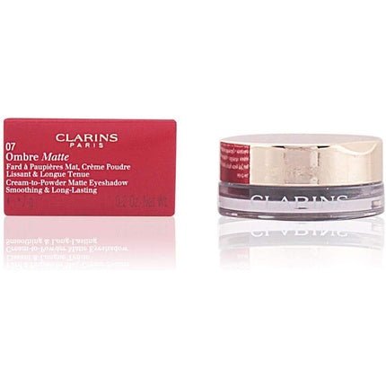 Clarins Ombre Matte Eyeshadow No.07 Carbon - Maison des fragrances