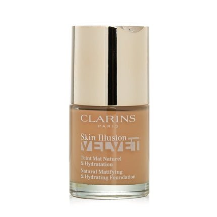 Clarins Paris Skin Illusion Velvet Natural Matifying & Hydrating Foundation 114N 30ml - Maison des fragrances