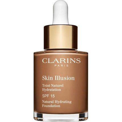 Clarins Skin Illusion Natural Hydrating Foundation 115 Cognac SPF 15 30ml - Maison des fragrances