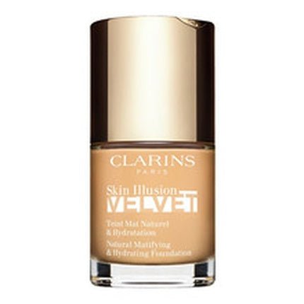 Clarins Skin Illusion Velvet Natural Matifying Hydrating Foundation 30 ml 1025C - Maison des fragrances