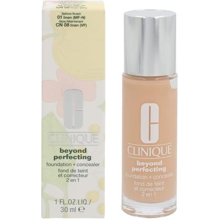Clinique Beyond Perfecting Foundation & Concealer 02 Alabaster 30ml - Maison des fragrances