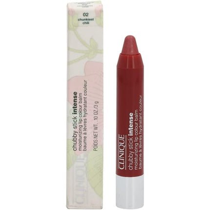 Clinique Chubby Stick Intense Moisturizing Lip Colour Balm 02 Chunkiest Chili 0.1oz - Maison des fragrances