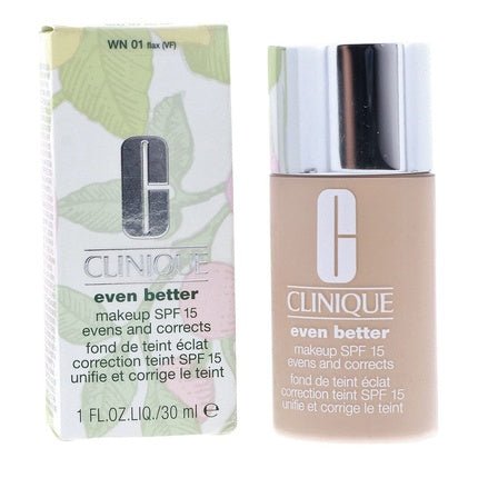 Clinique Even Better Makeup SPF 15 Color WN 01 Flax 1.0 oz - Maison des fragrances