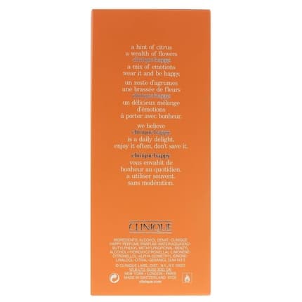 Clinique Happy Eau de Parfum (EDP) Femme 100ml - Maison des fragrances