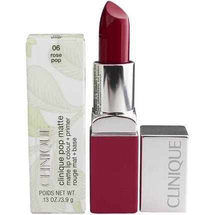 Clinique Pop Matte Lipstick Color 06 Rose Pop - Maison des fragrances