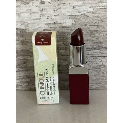 Clinique Pop Reds Gloss lipstick 04 Red - y or Not 3.6g - Maison des fragrances