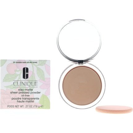 Clinique Stay - Matte Sheer Pressed Powder 101 Invisible Matte 7.6g - Maison des fragrances