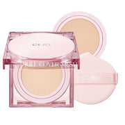 CLIO Kill Cover Mesh Glow Cushion Refill Included Foundation Cushion Korean Glowy Skin Makeup 1.04 Ounce - Maison des fragrances