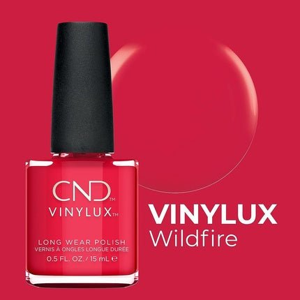 CND Vinylux Long Wear Nail Polish 15ml Red Shades Wildfire - Maison des fragrances