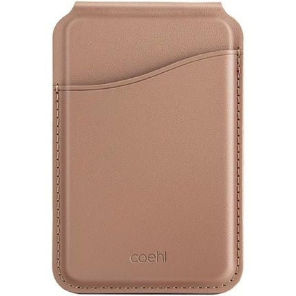 Coehl Esme Magnetic Cardholder with Mirror and Stand Dusty Nude - Maison des fragrances