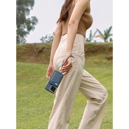 Coehl Esme Magnetic Cardholder with Mirror and Stand Dusty Nude - Maison des fragrances