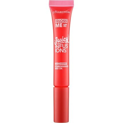 Collection Cosmetics Gloss Me Up Juicy Infusion Pink Lip Gloss with Pomegranate Seed Oil 9ml Red - Maison des fragrances