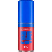 Collection Cosmetics Mega Lip Oil Moisturising High Shine Lip Oil Non - Sticky Fat Applicator Infused with Squalene and Cloudberry Oils 5ml Shade Bombshell Deep Pink Red - Maison des fragrances
