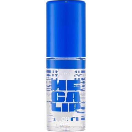 Collection Cosmetics Mega Lip Oil Moisturising High Shine Lip Oil Non - Sticky Fat Applicator Infused with Squalene and Cloudberry Oils 5ml Shade Crystal Clear - Maison des fragrances