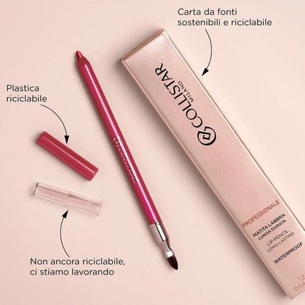 COLLISTAR Professional Long Lasting Lip Pencil 14 Bordeaux - Maison des fragrances