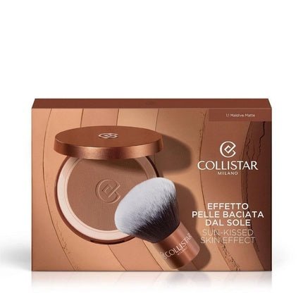 COLLISTAR Terra Tanning Bed Effect Silk 1.1 Maldives Matte with Kabuki Brush - Maison des fragrances