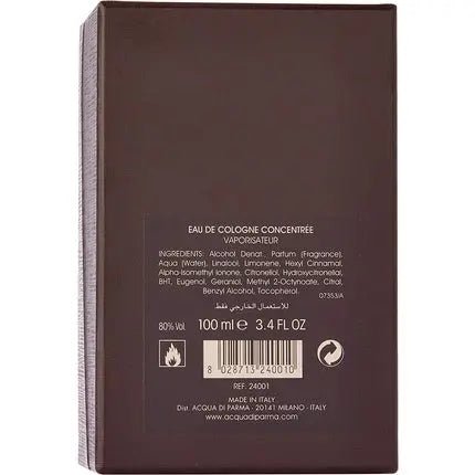 Colonia Oud Acqua Di Parma Eau de Cologne 100ml - Maison des fragrances