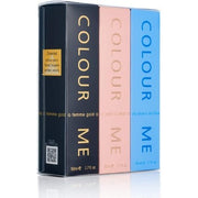 Colour Me Sky Blue/Gold Femme/Pearl 3 x 50ml pour femme - Maison des fragrances