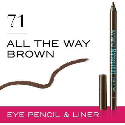 Contour Clubbing Waterproof Eyeliner 71 All the Way Brown - Maison des fragrances