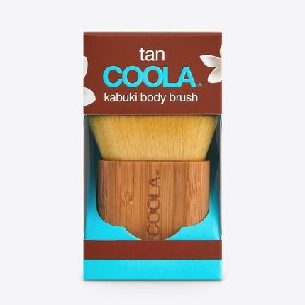 Coola Sunless Tan Kabuki Body Brush with Vegan Bristles and Bamboo Handle - Maison des fragrances