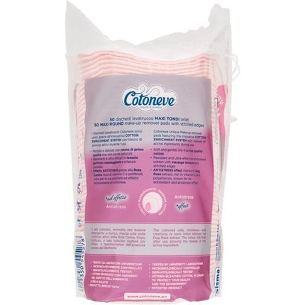 COTONEVE 3407 Padetti Maxi Make - up Remover with Rosehip and Cotton 8x8x0.25cm - Maison des fragrances