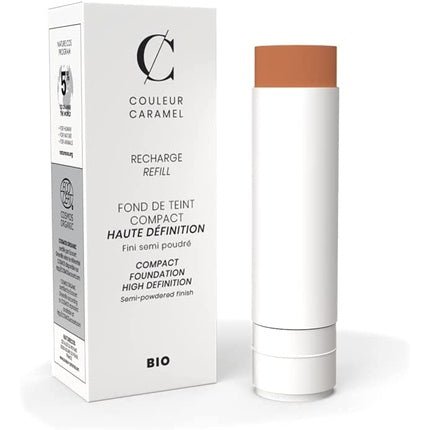 Couleur Caramel High Definition Organic Compact Foundation Refill 14 - Beige Halé - Maison des fragrances