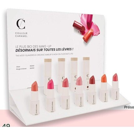 Couleur Caramel Makeup Lipstick 504 Powdery Pink - Maison des fragrances