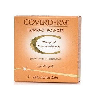 Coverderm Compact Powder for Oily and Acneic Skin 10g - Maison des fragrances