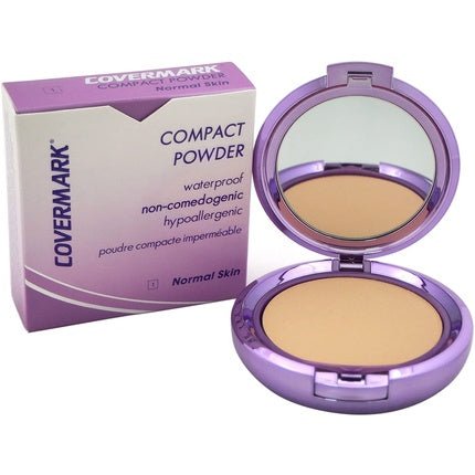 Covermark Women's 1 Waterproof Compact Powder for Normal Skin 0.35 Ounce - Maison des fragrances