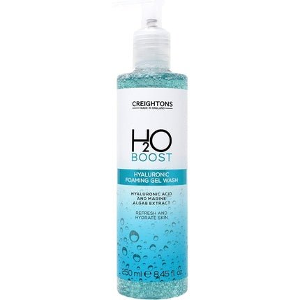 Creightons H2O Boost Hyaluronic Foaming Gel Wash 250ml - Makeup Remover & Hydrating Cleanser Vegan Friendly Cruelty Free Dermatologically Tested - Maison des fragrances