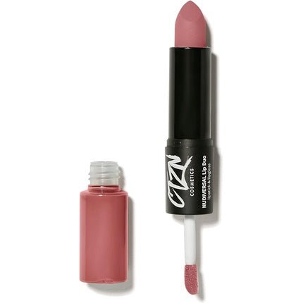 CTZN Cosmetics Nudiversal Lip Duo Lipstick and Lip Gloss Vegan Cruelty - Free Inclusive Beauty Shade 2 Bali Los Angeles - Maison des fragrances