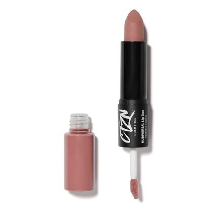 CTZN Cosmetics Nudiversal Lip Duo Lipstick + Lip Gloss Shade 9 Fez - Maison des fragrances